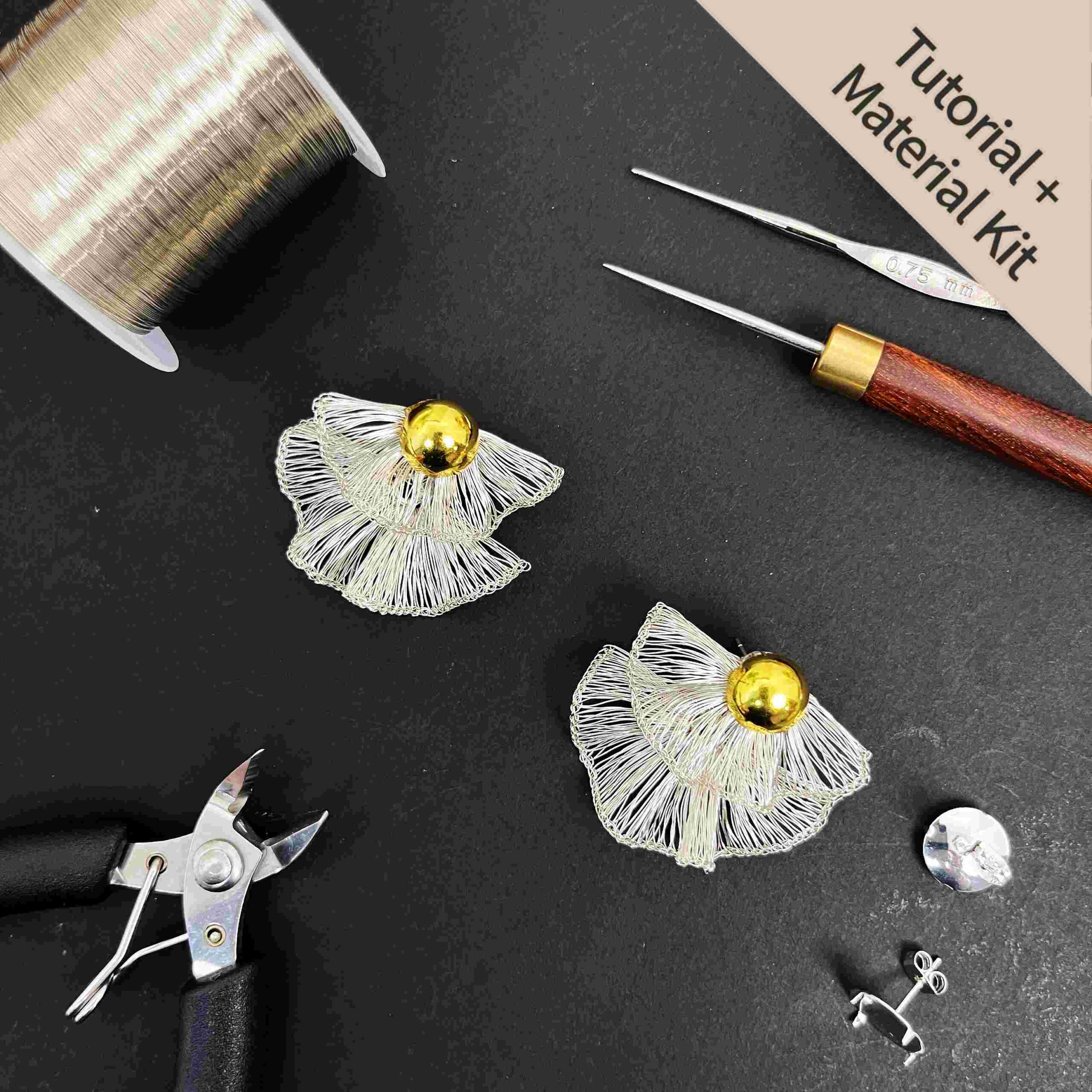 Botanical Barlow Columbine Earrings (Tutorial + Material Kit)
