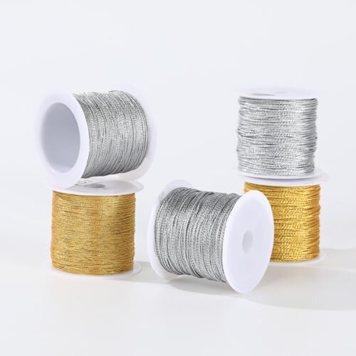3-Strand Metallic Braided Thread – 100 m