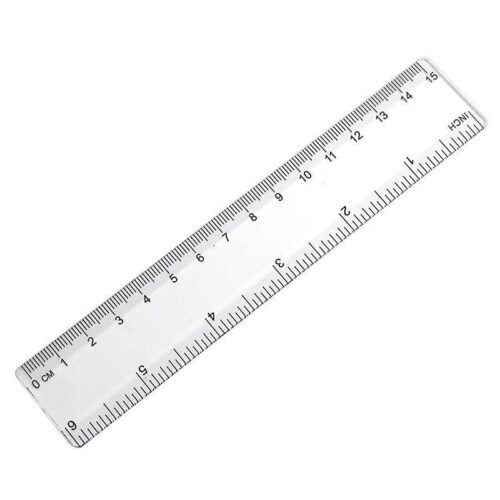 15 cm Clear Ruler for Jewelry Making