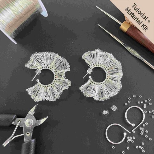Botanical Maidenhair Fern Earrings (Tutorial + Material Kit)