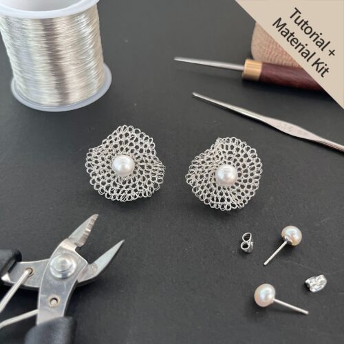 Botanical Skeleton Flower Earrings (Tutorial + Material Kit)