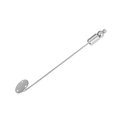 Brooch Pins with Perforated Round Bases · 2 Pieces